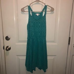 Teal dress